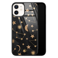 Casimoda iPhone 12 glazen hardcase - Counting the stars
