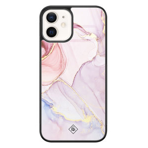 Casimoda iPhone 12 glazen hardcase - Purple sky