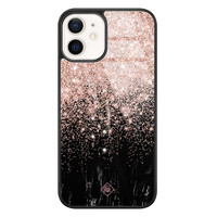 Casimoda iPhone 12 glazen hardcase - Marmer twist