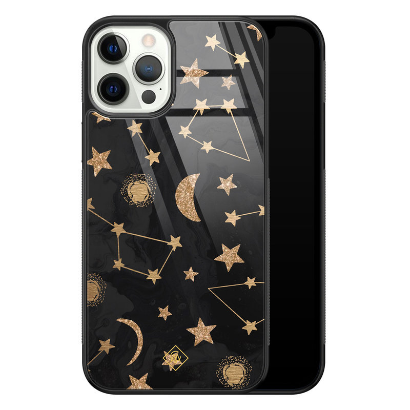 Casimoda iPhone 12 Pro glazen hardcase - Counting the stars