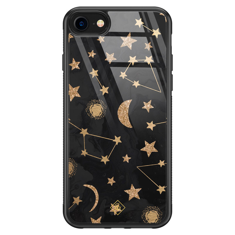 Casimoda iPhone 8/7 glazen hardcase - Counting the stars