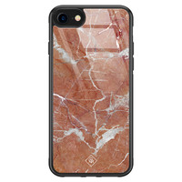 Casimoda iPhone 8/7 glazen hardcase - Marble sunkissed