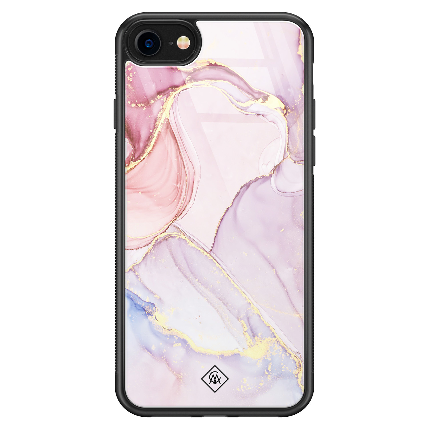 iPhone 8 7 glazen hardcase Purple sky