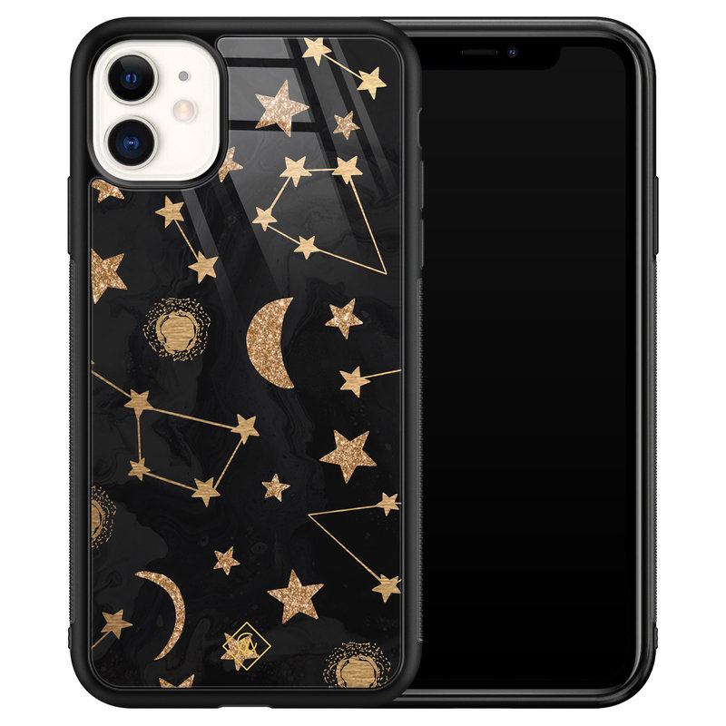 Casimoda iPhone 11 glazen hardcase - Counting the stars