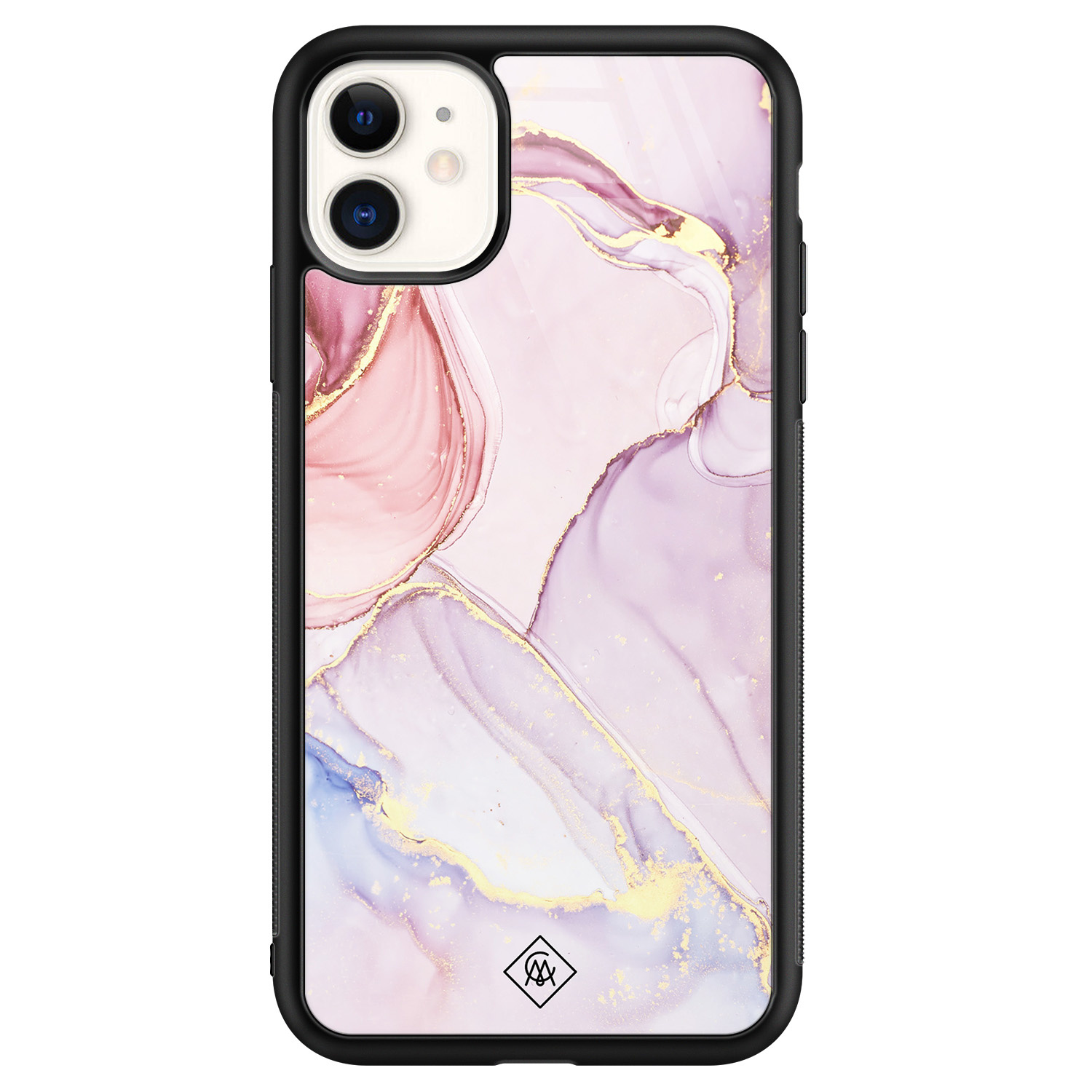 iPhone 11 glazen hardcase - Purple sky