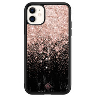 Casimoda iPhone 11 glazen hardcase - Marmer twist