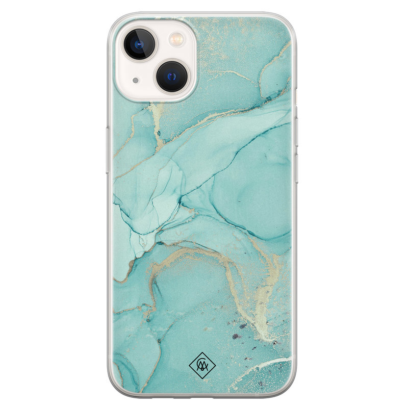 Casimoda iPhone 13 mini siliconen hoesje - Touch of mint