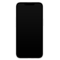Casimoda iPhone 13 mini siliconen hoesje - Bloemen blauw