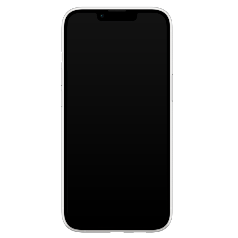 Casimoda iPhone 13 mini siliconen hoesje - Marmer bruin blauw