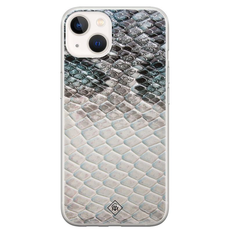 Casimoda iPhone 13 mini siliconen hoesje - Oh my snake