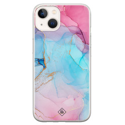 Casimoda iPhone 13 mini siliconen hoesje - Marble colorbomb