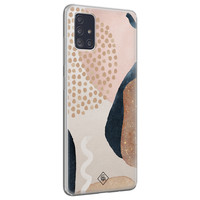 Casimoda Samsung Galaxy A51 siliconen hoesje - Abstract dots