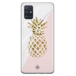 Casimoda Samsung Galaxy A51 siliconen hoesje - Ananas