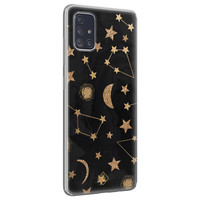 Casimoda Samsung Galaxy A51 siliconen hoesje - Counting the stars