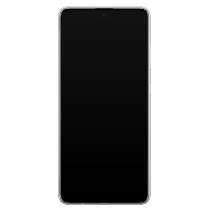 Casimoda Samsung Galaxy A51 siliconen hoesje - Grey cubes
