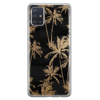 Casimoda Samsung Galaxy A51 siliconen hoesje - Palmbomen