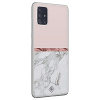 Casimoda Samsung Galaxy A51 siliconen hoesje - Rose all day