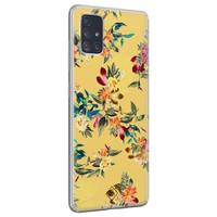 Casimoda Samsung Galaxy A71 siliconen hoesje - Floral days