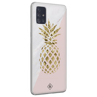 Casimoda Samsung Galaxy A71 siliconen hoesje - Ananas