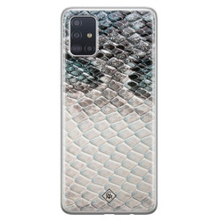 Casimoda Samsung Galaxy A71 siliconen hoesje - Oh my snake