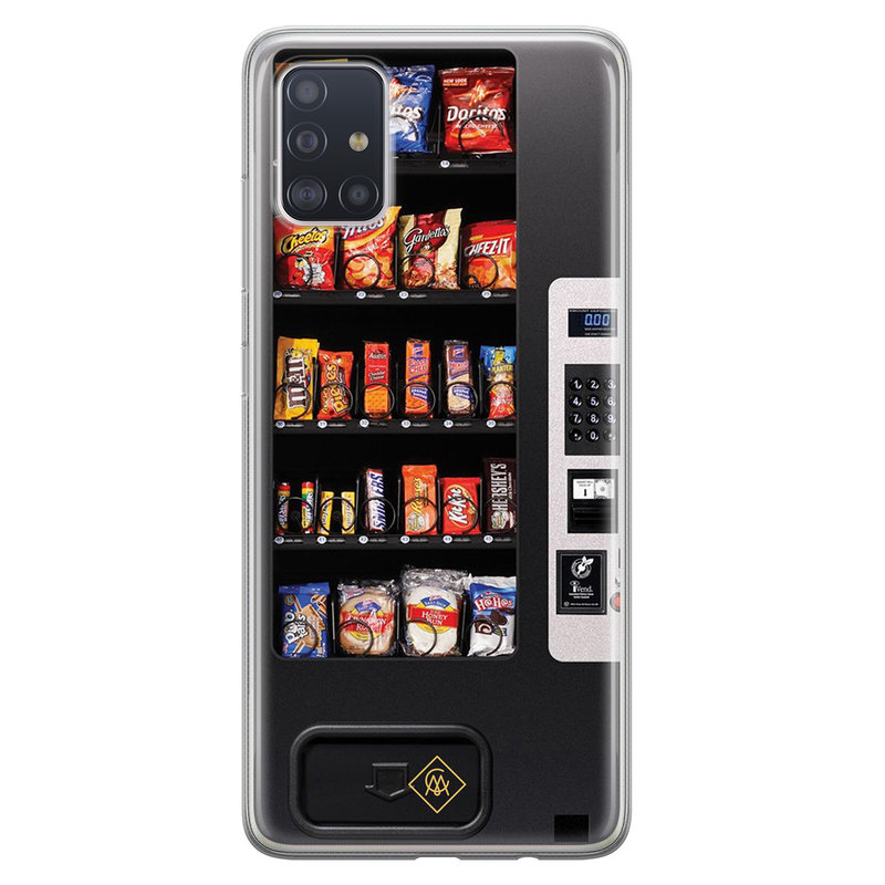 Casimoda Samsung Galaxy A71 siliconen hoesje - Snoepautomaat