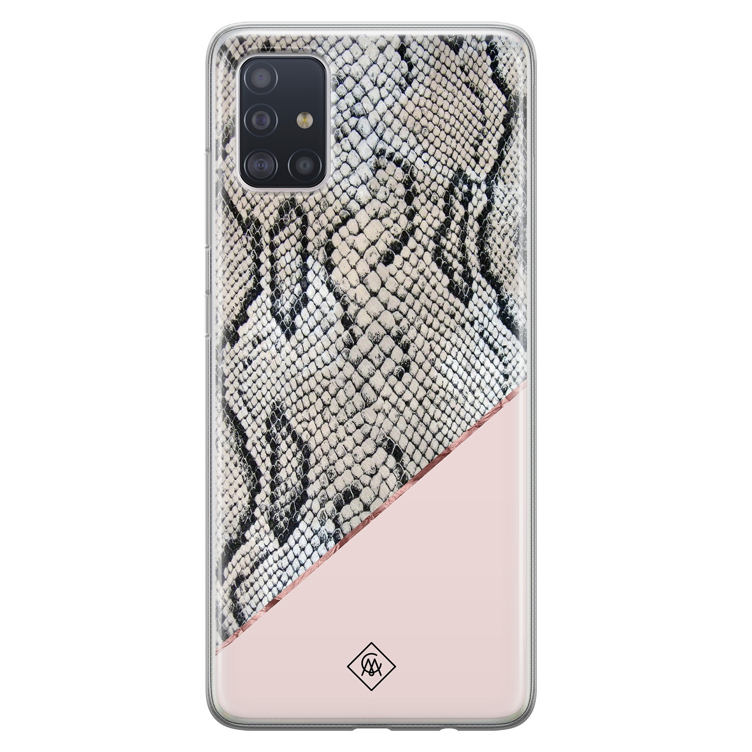 Samsung Galaxy A71 siliconen hoesje Snake print