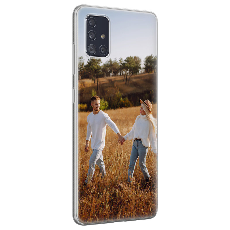 Casimoda Samsung Galaxy A51 siliconen hoesje - Softcase met foto