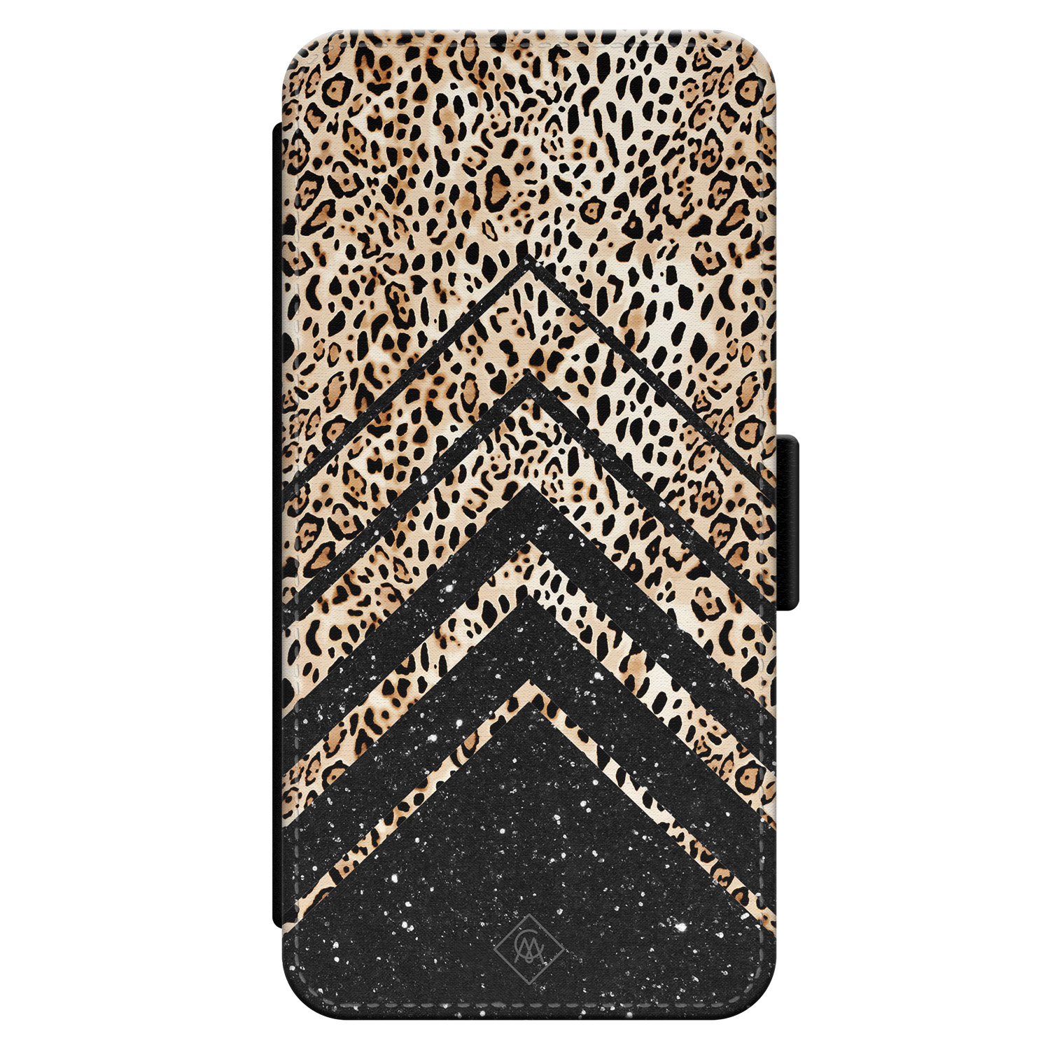 iPhone 13 Pro flipcase - Luipaard chevron