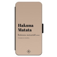 Casimoda iPhone 13 Pro flipcase - Hakuna Matata