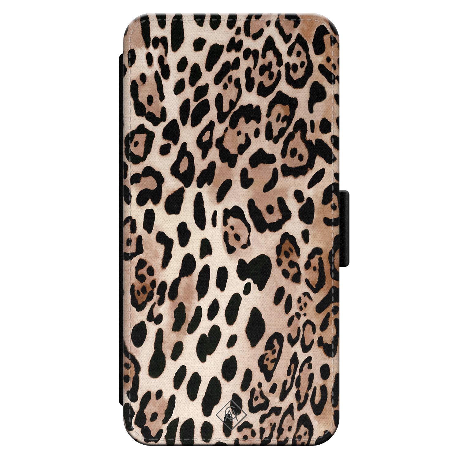 iPhone 13 Pro flipcase - Luipaard print