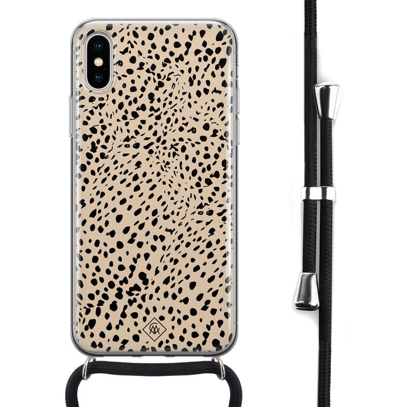 Casimoda iPhone X/XS hoesje met koord - Spot on