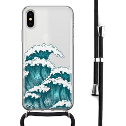 Casimoda iPhone X/XS hoesje met koord - Wave