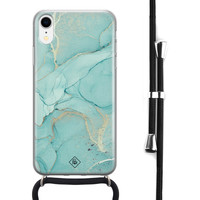 Casimoda iPhone XR hoesje met koord - Touch of mint