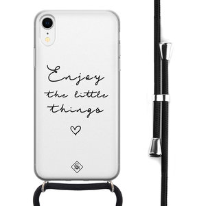 Casimoda iPhone XR hoesje met koord - Enjoy life