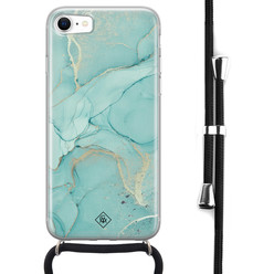 Casimoda iPhone 8/7 hoesje met koord - Touch of mint