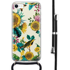 Casimoda iPhone 8/7 hoesje met koord - Sunflowers
