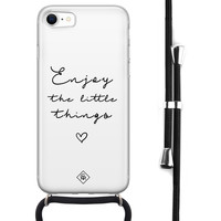 Casimoda iPhone 8/7 hoesje met koord - Enjoy life