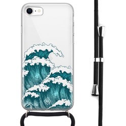 Casimoda iPhone 8/7 hoesje met koord - Wave