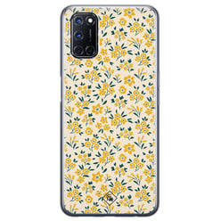 Casimoda Oppo A52 siliconen hoesje - Yellow garden