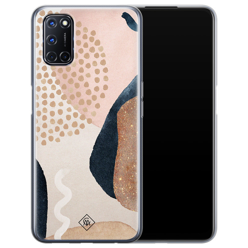 Casimoda Oppo A52 siliconen hoesje - Abstract dots