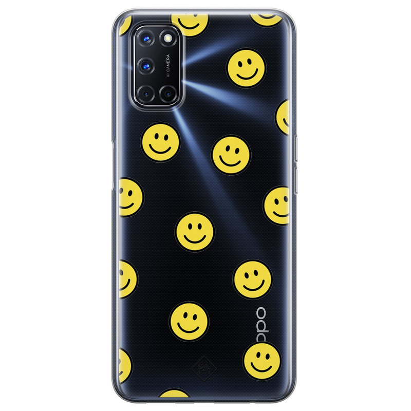 Casimoda Oppo A52 siliconen hoesje - Smileys