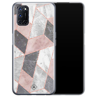 Casimoda Oppo A52 siliconen hoesje - Stone grid