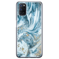 Casimoda Oppo A52 siliconen hoesje - Marble sea