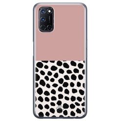 Casimoda Oppo A52 siliconen hoesje - Pink dots