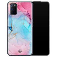 Casimoda Oppo A52 siliconen hoesje - Marble colorbomb