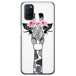 Casimoda Oppo A52 siliconen hoesje - Giraffe