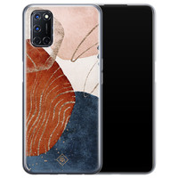 Casimoda Oppo A92 siliconen hoesje - Abstract terracotta