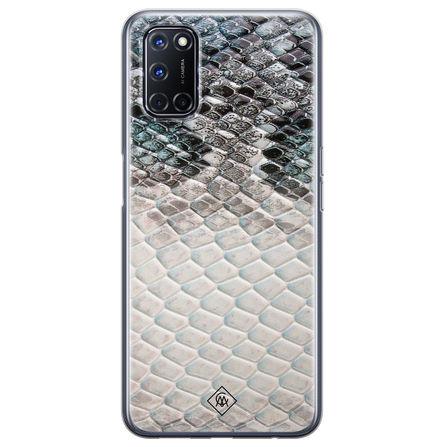 Oppo A92 siliconen hoesje - Oh my snake