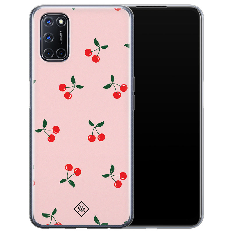 Casimoda Oppo A92 siliconen hoesje - Kersjes