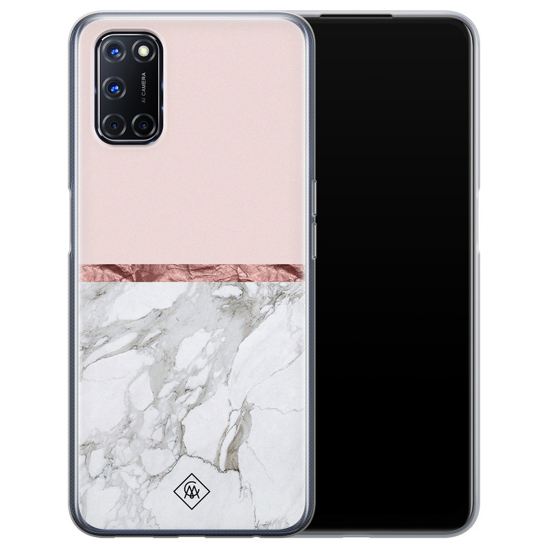 Casimoda Oppo A92 siliconen hoesje - Rose all day